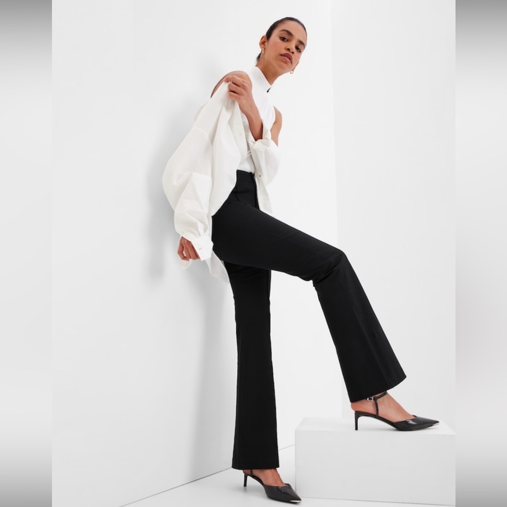 Gap High Rise BiStretch Flare Pants